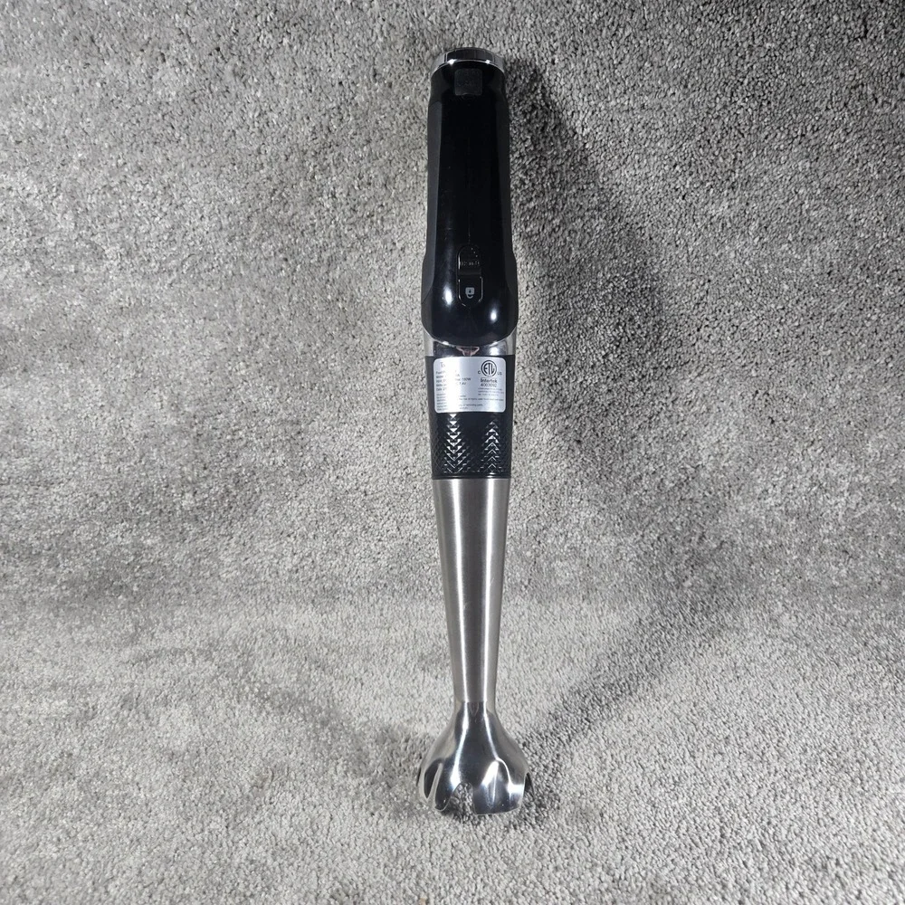 Toogel Immersion Hand‎ Blender Black Cordless 21-Speed Rotating Handle HB-2008B